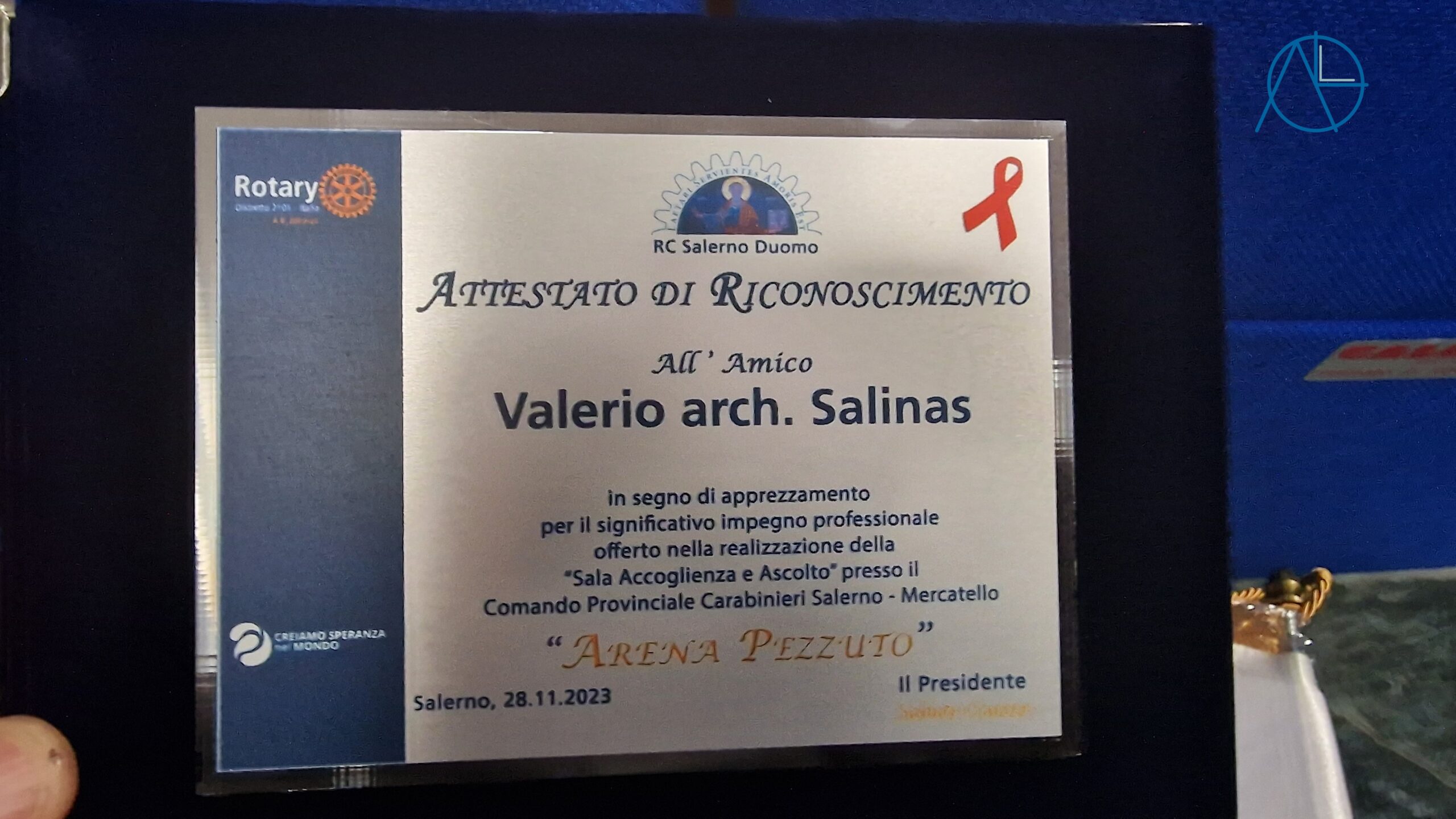 Attestato riconoscimento